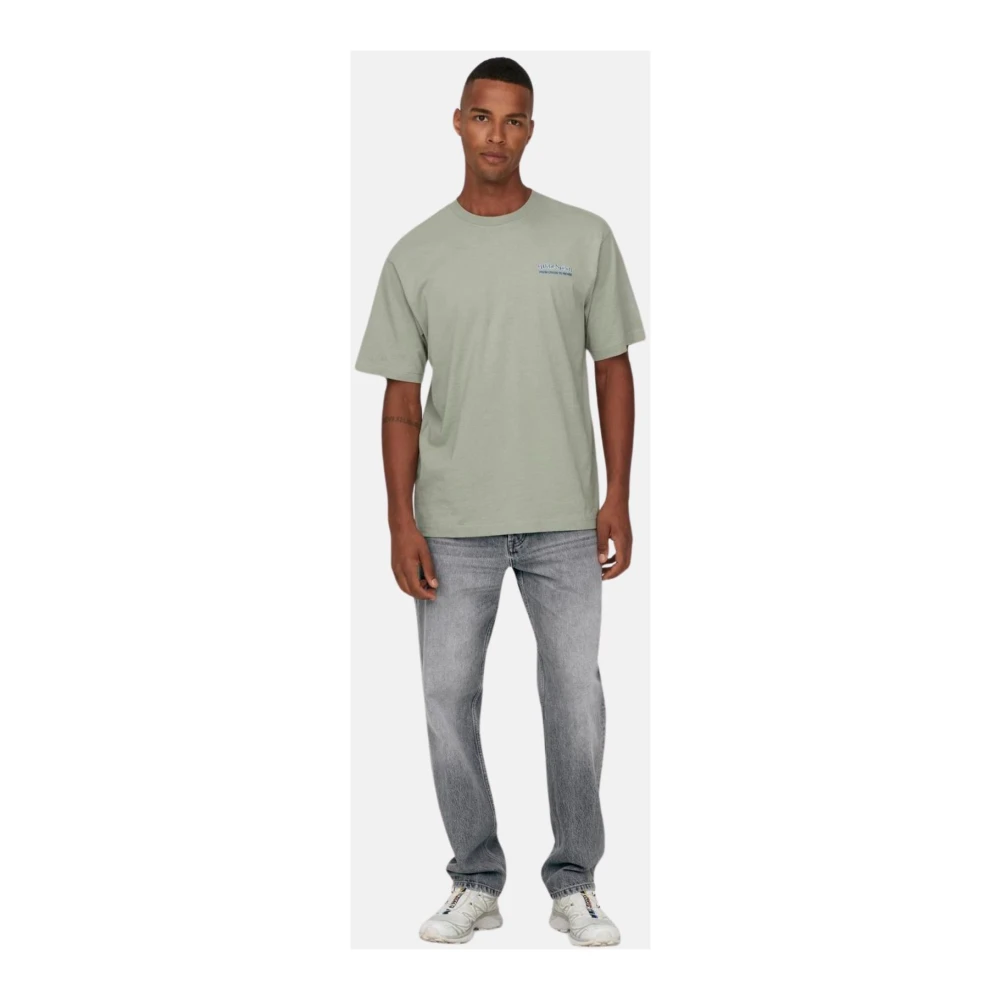 Only & Sons Casual Herenbroek Gray Heren