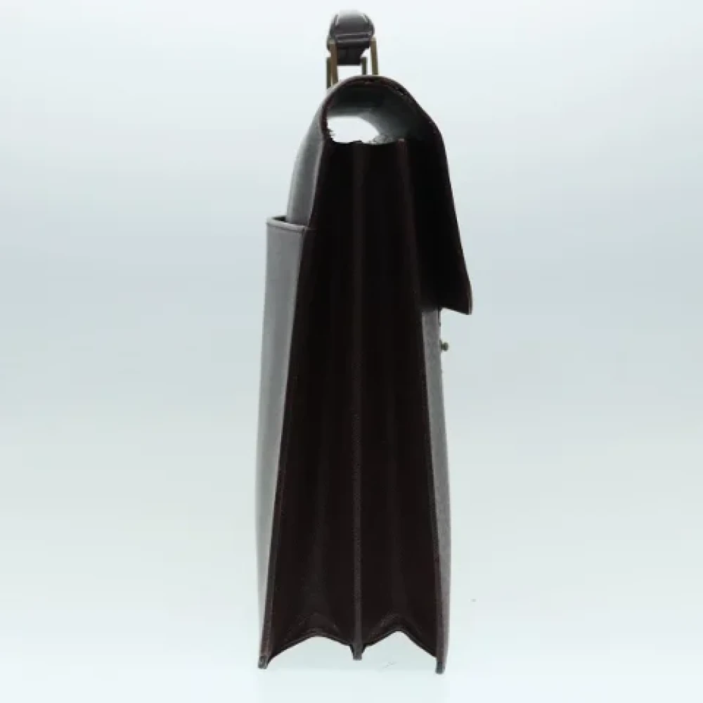 Louis Vuitton Vintage Pre-owned Leather handbags Brown Dames