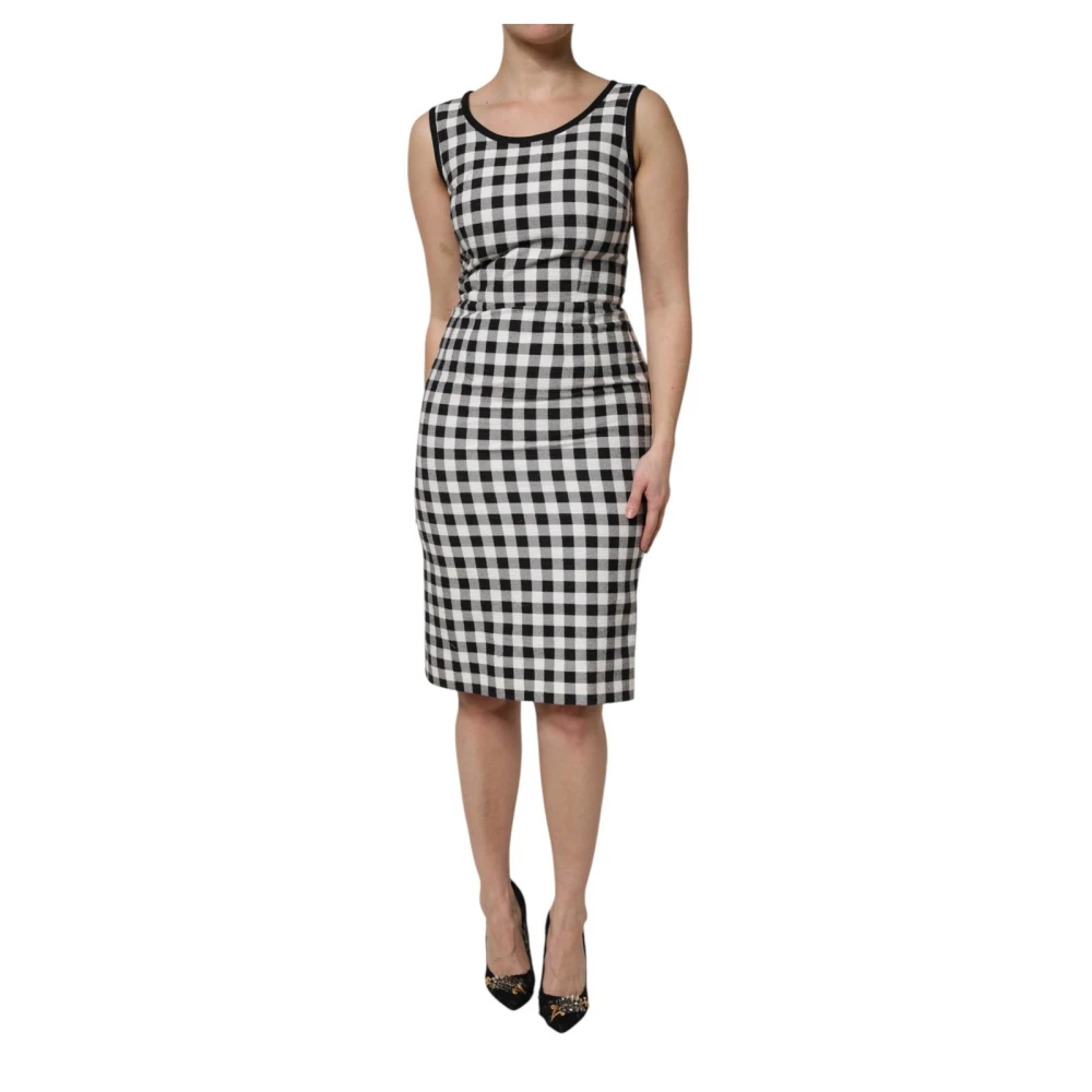 Dolce & Gabbana Mujer Multicolor - Vestido Recto A Cuadros - Dresses - S