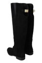 black-suede-knee-high-flat-boots
