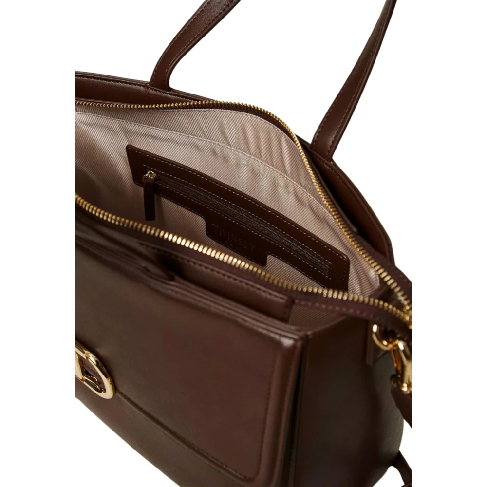 Twinset Bruine Tassen voor Stijlvolle Look Brown Dames