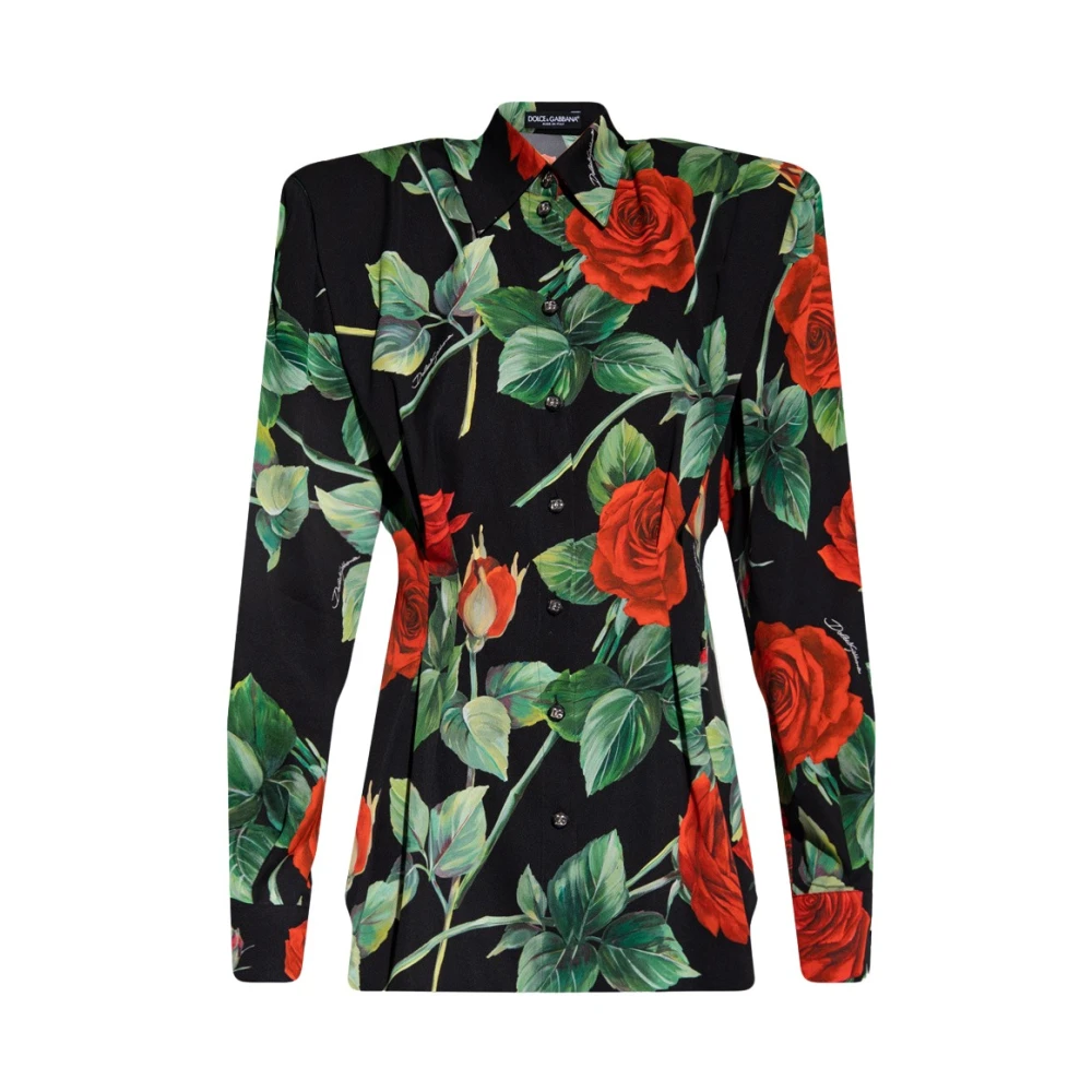 Dolce & Gabbana Zijden shirt Multicolor Dames