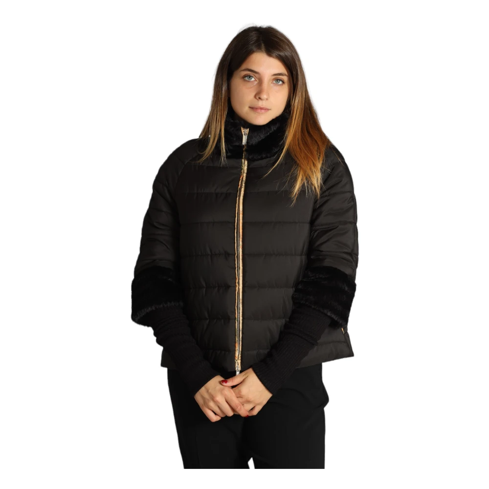 Alviero Martini 1a Classe Winter Jackets Black Dames