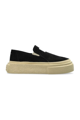 black-slip-on-sneaker-with-elastic-panels