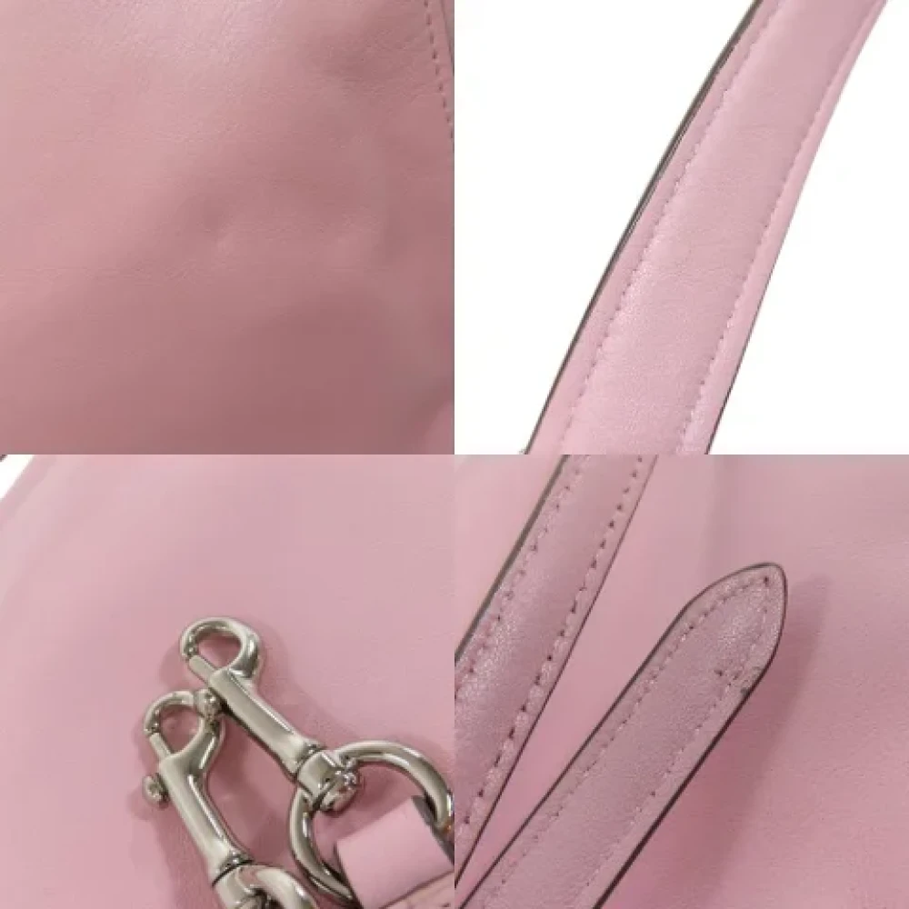 Coach Pre-owned Leather handbags Pink Dames