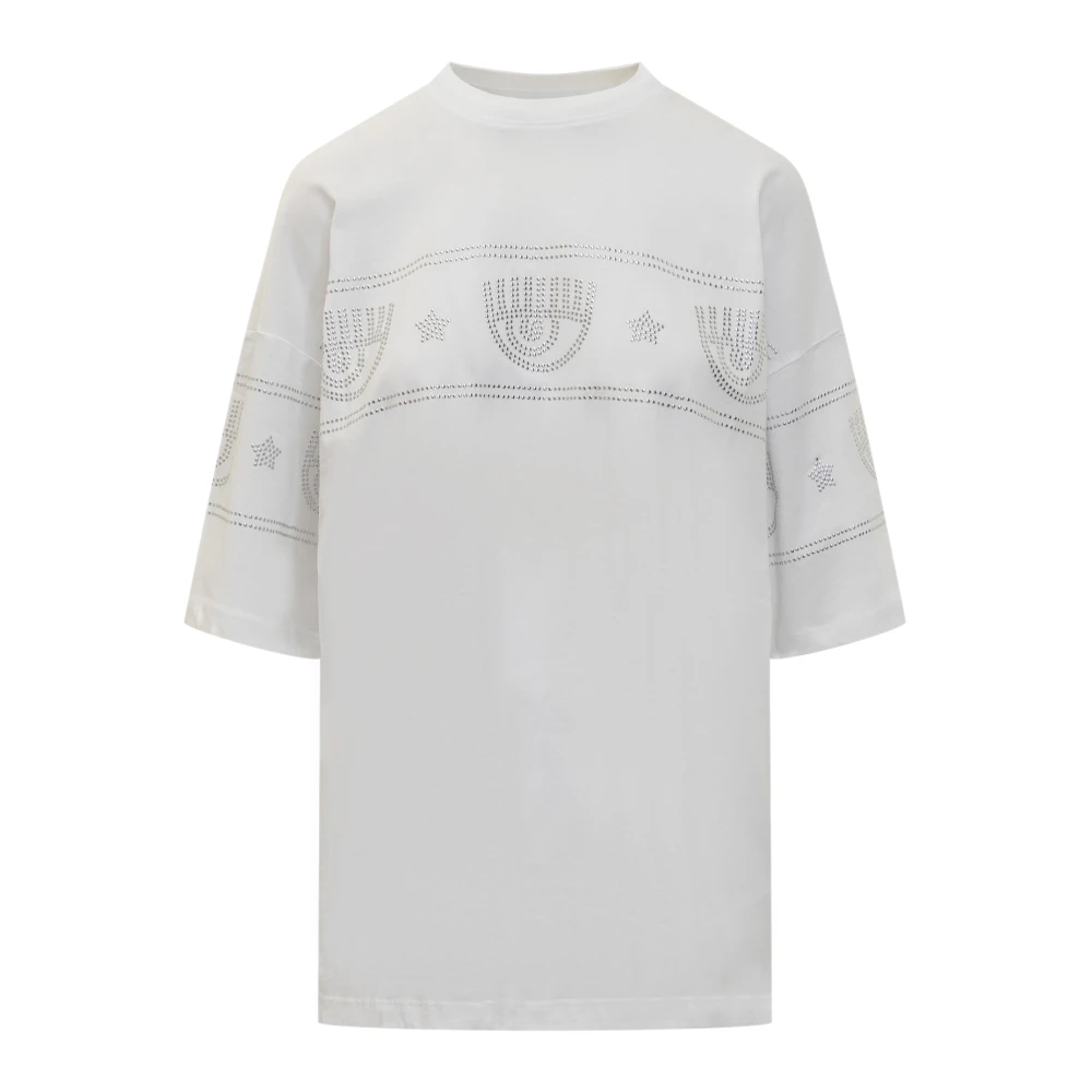 Chiara Ferragni Collection Logo Print T-shirt White Dames