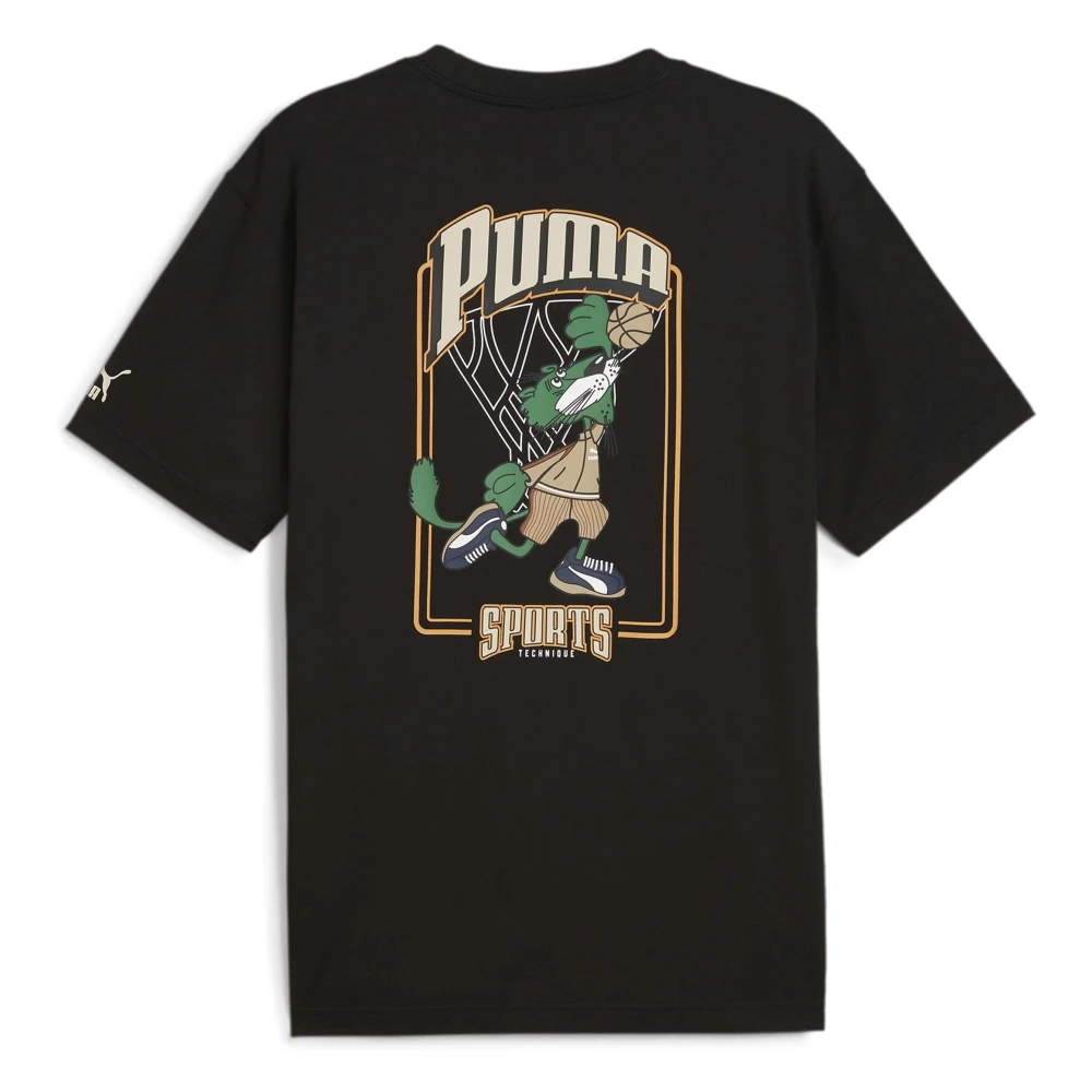 Puma Team T-shirt Black Heren