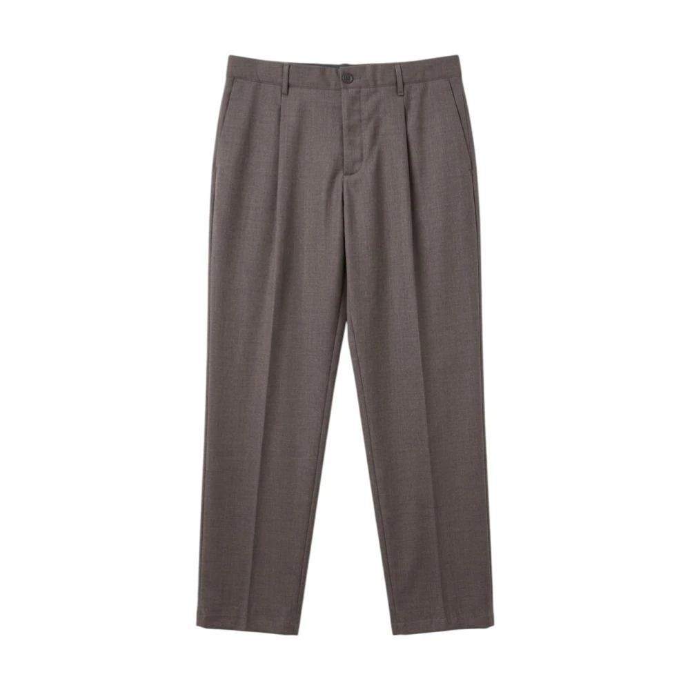 White Sand Men's Brown Pant Lungo - Straight Trousers - Xl - Trousers