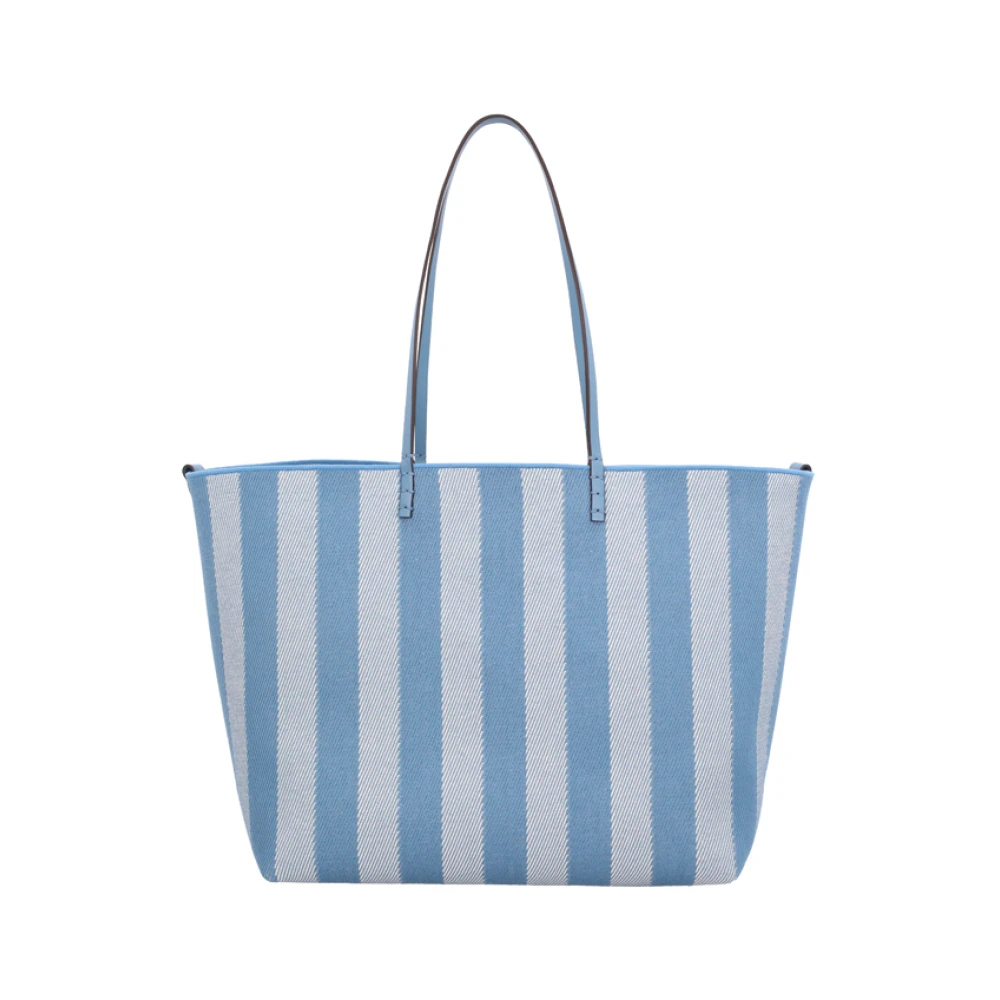 Fendi Kvinno Blå Väskor Dam, One Size, Stor Pequin/Te Rulle Med Stil