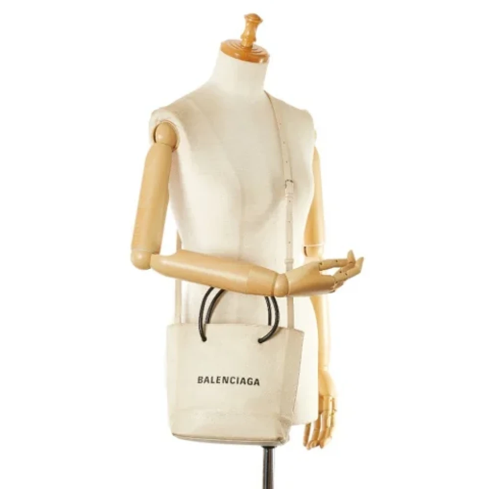 Balenciaga Vintage Pre-owned Leather totes White Dames