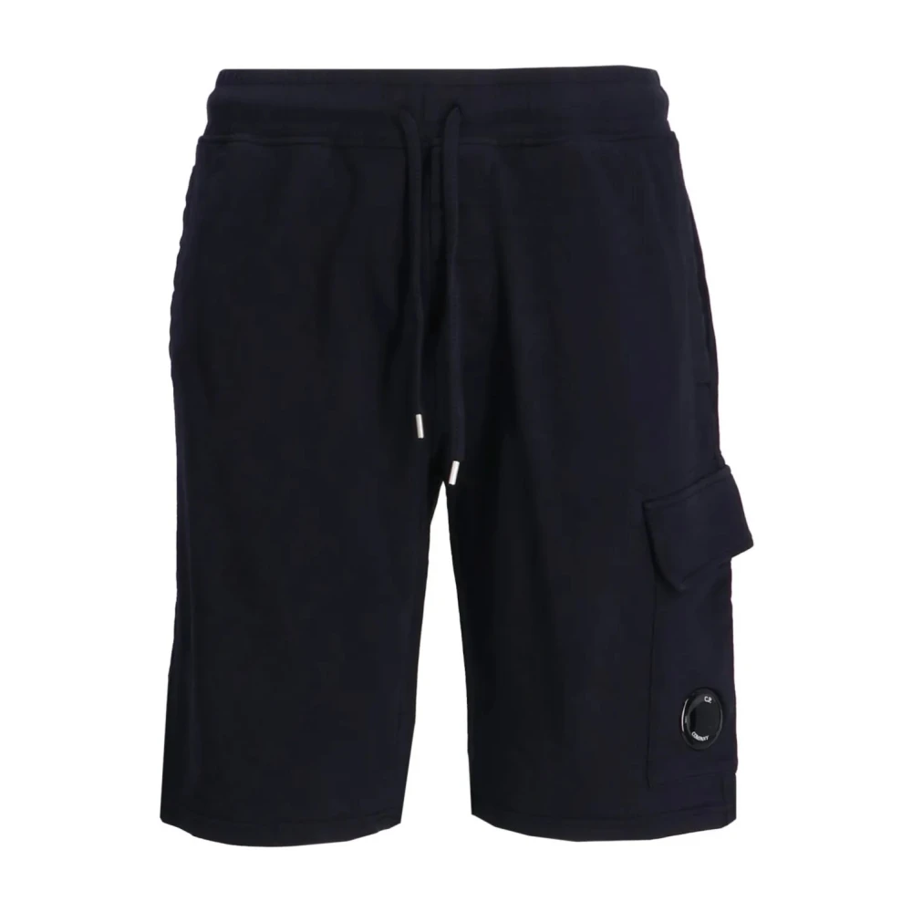 C.P. Company Cargo Bermuda Shorts Total Eclipse Black Heren