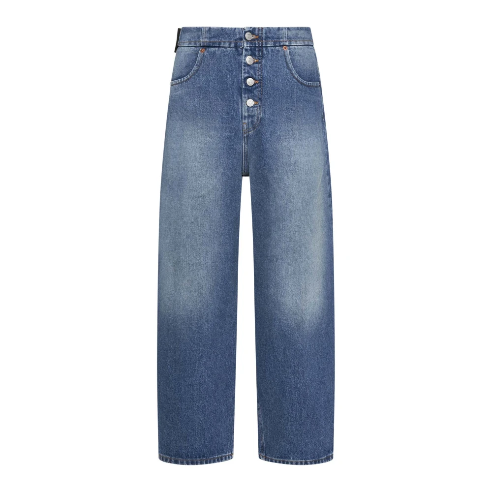 MM6 Maison Margiela Blauwe Jeans met 5 Zakken Blue Dames