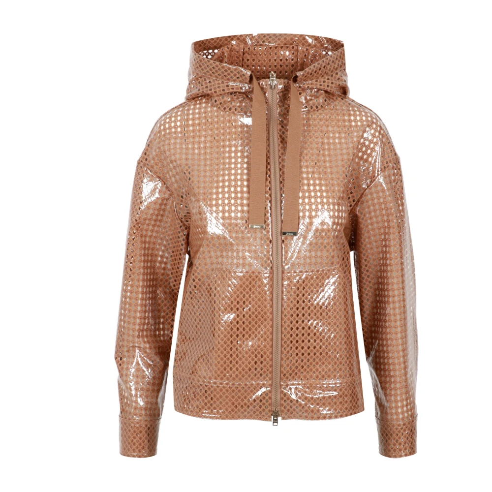 Herno Damen Beige Regenmantel