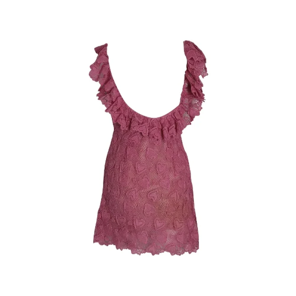 Miu Pre-owned Cotton dresses Pink Dames