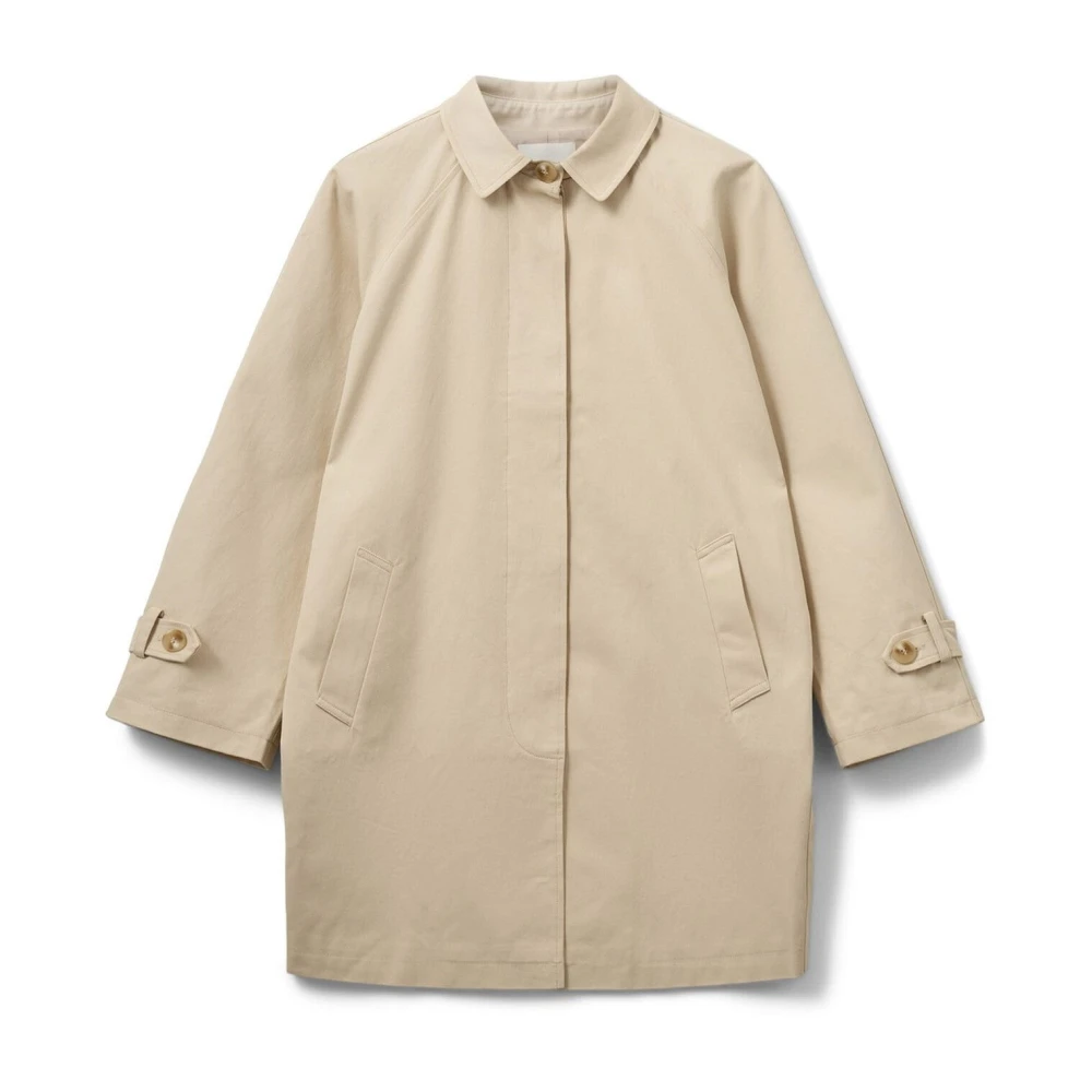 Sofie Schnoor , Light Jackets, Female, White, M, Classic Trench Coat Off White