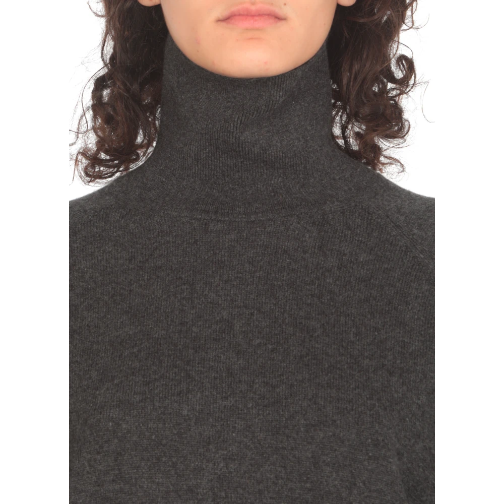 Khaite Grijze Kasjmier Coltrui Gray Dames