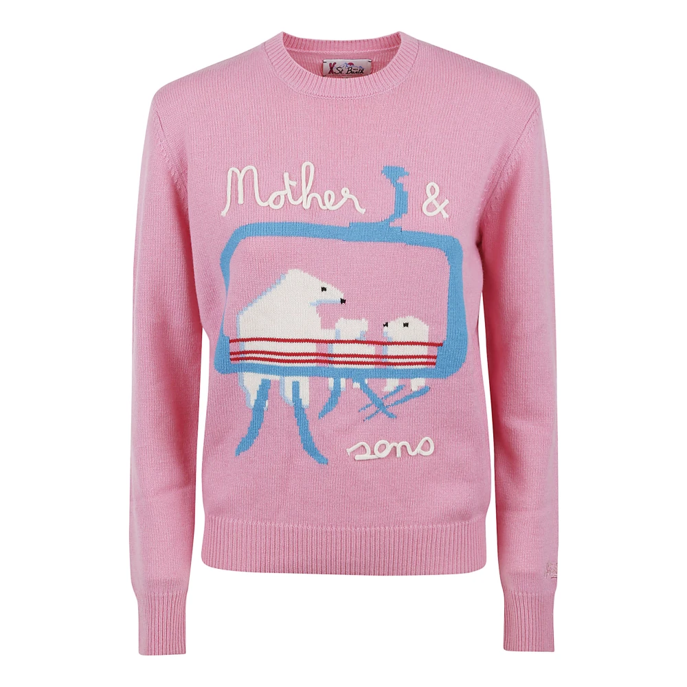 MC2 Saint Barth Nieuwe Queen Sweaters Pink Dames