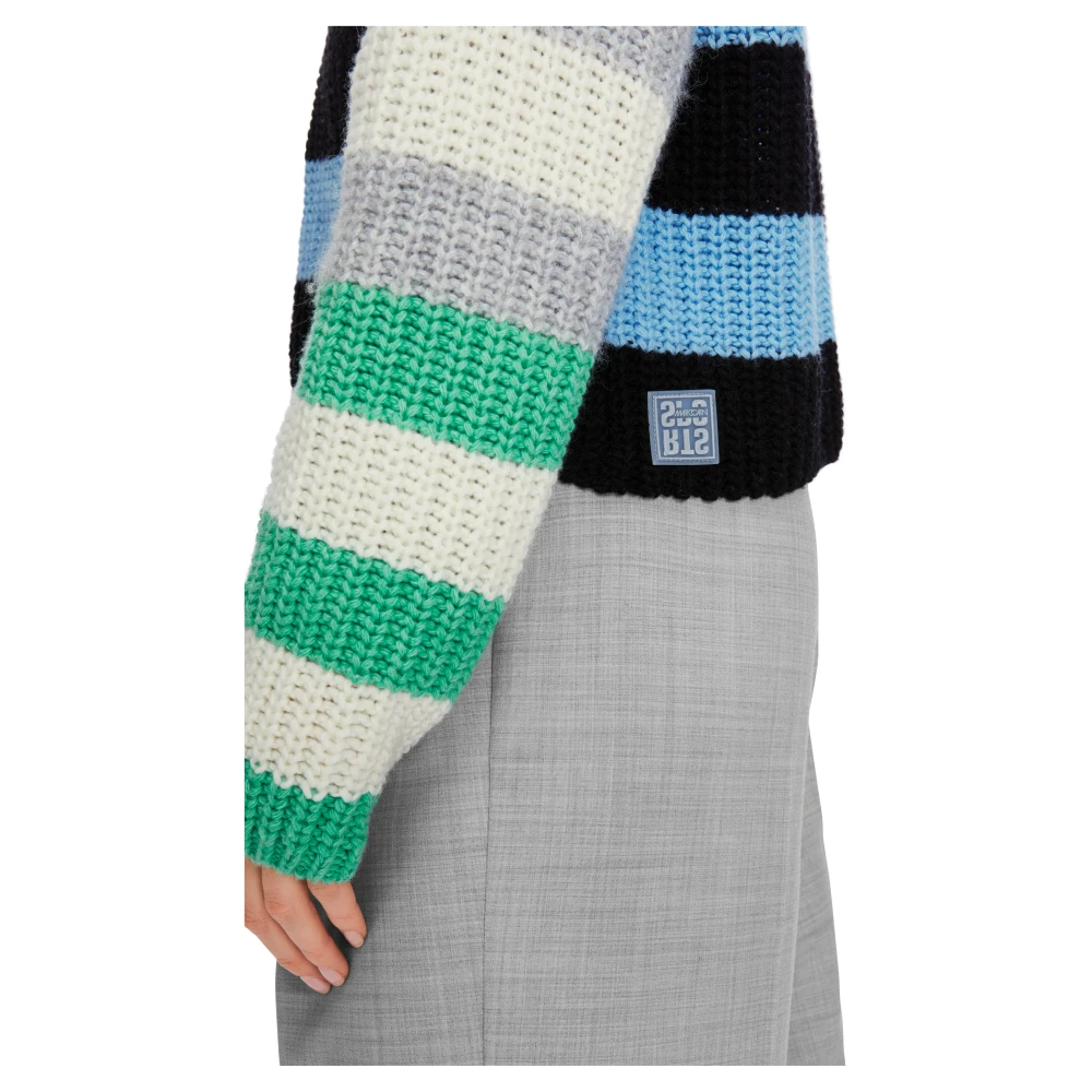 Marc Cain Luxe Gebreide Oversized Trui Multicolor Dames