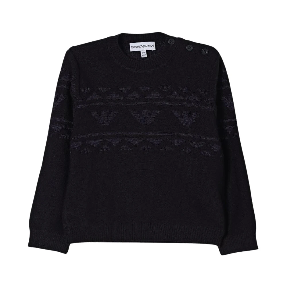 Emporio Armani Unisex Blauw Sweatshirts