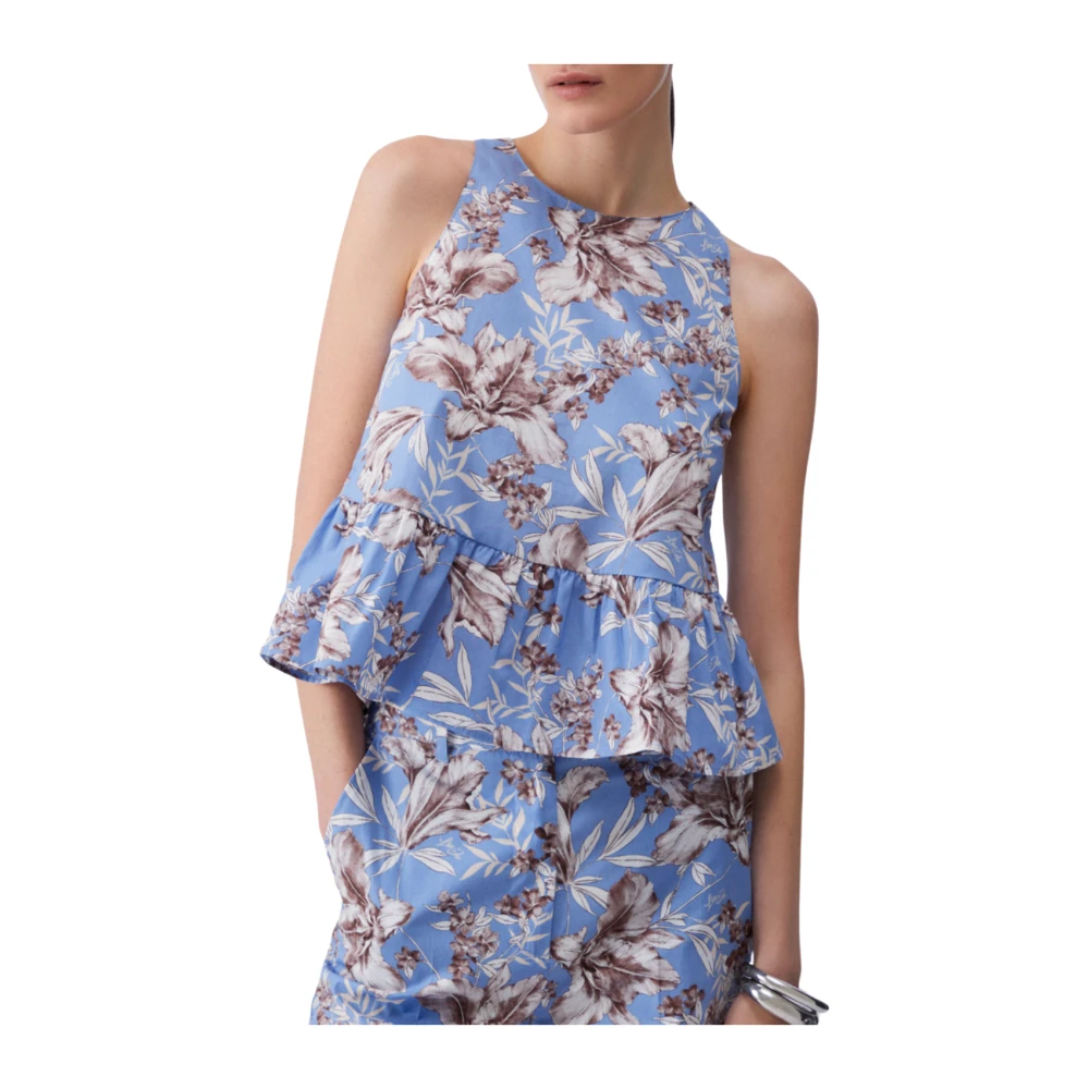 Liu Jo Women's Blue Tank Top Wa6365 T4853