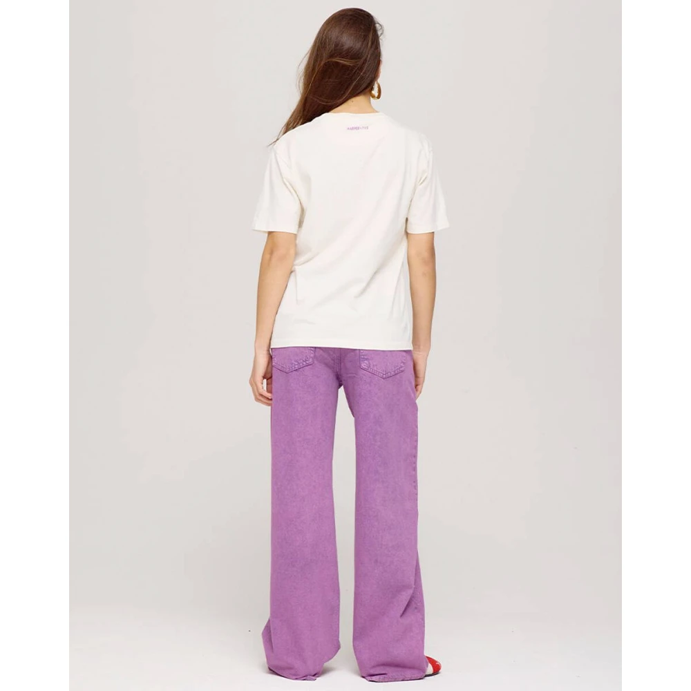 Harper & Yve Rollthedice T-shirt White Dames