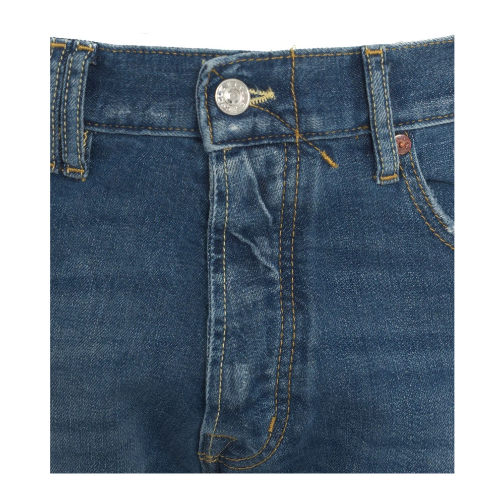 Cycle Blauwe Regular Straight Fit Jeans Aw24 Blue Heren