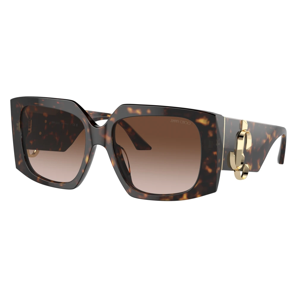 Jimmy Choo Women's Brown Woman Jc5006u 500213 Sunglasses Acetate Havana Butterfly Normal Shaded - Image 3
