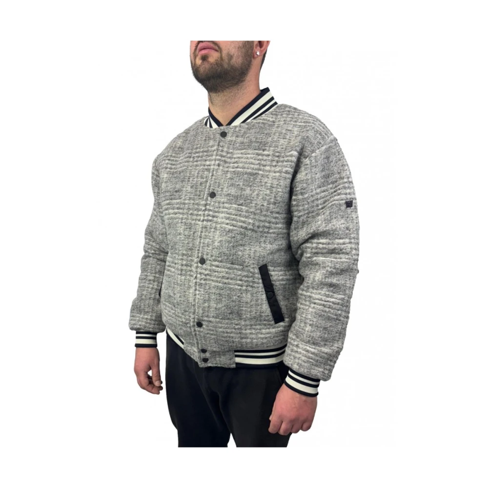 Pmds Stijlvolle Jas voor Mannen Gray Heren