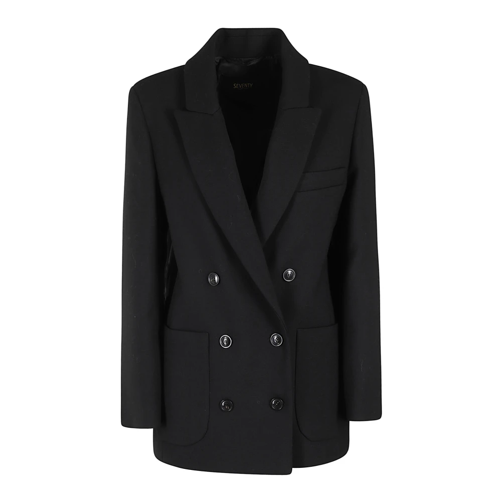 Seventy Stijlvolle Jas voor Mannen Black Dames