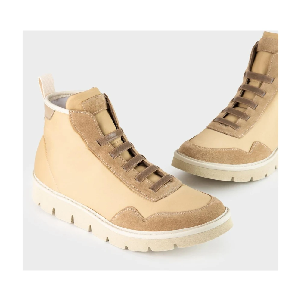 Panchic Lace-up Boots Beige Heren