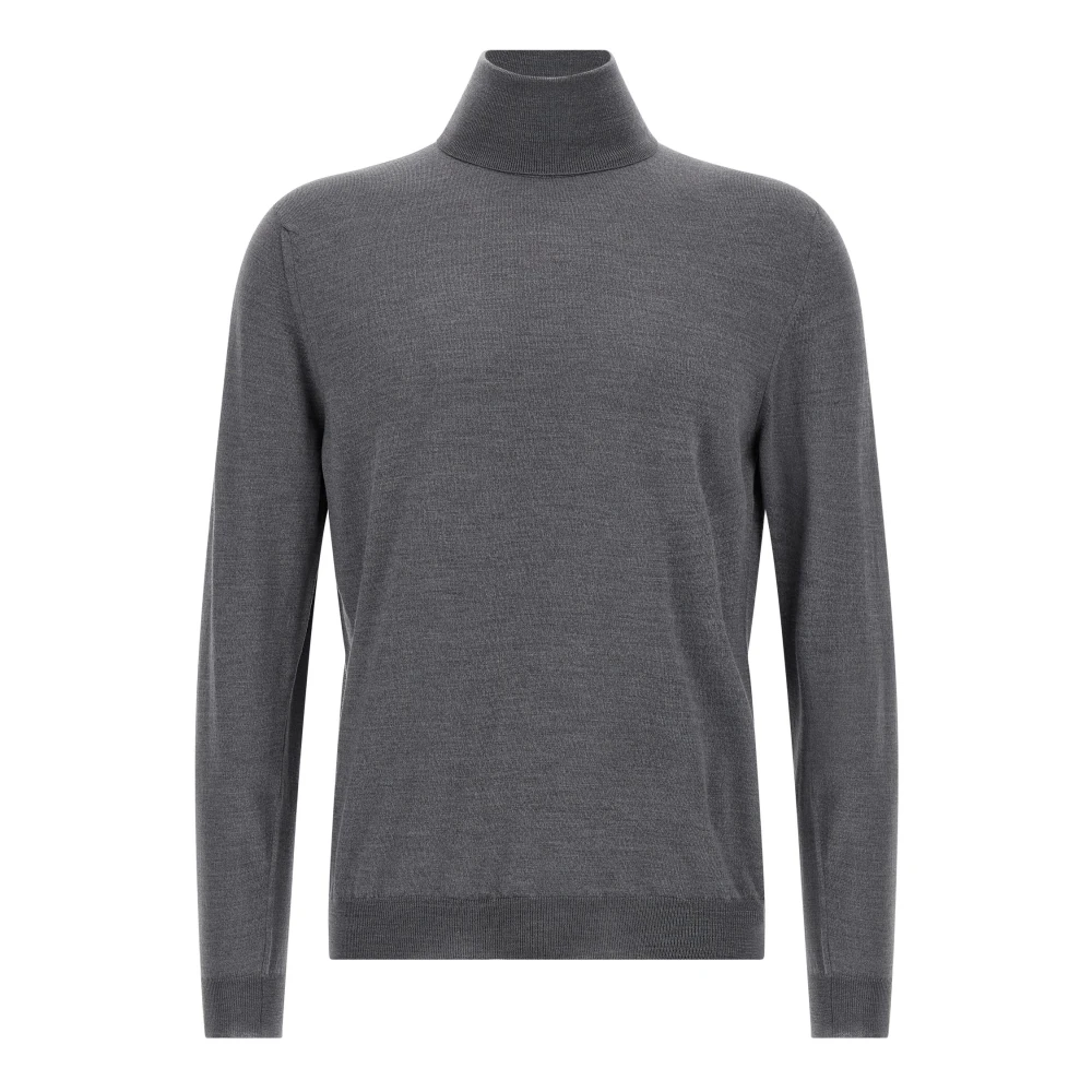 Zanone Men's Gray Turtlenecks, 3XL, Dv Jumper