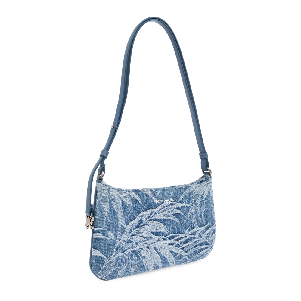Palm Angels Denim schoudertas Blue Dames