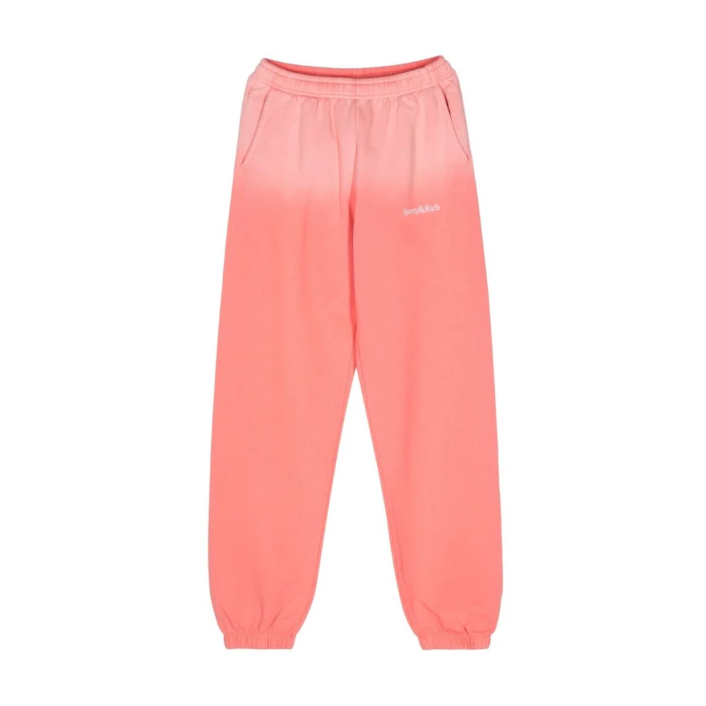 Sporty & Rich Multikleur Katoen Elastische Taille Sportbroek Pink Dames