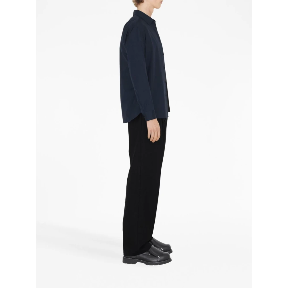 Burberry Blauwe Stijlvolle Overhemden Blue Heren