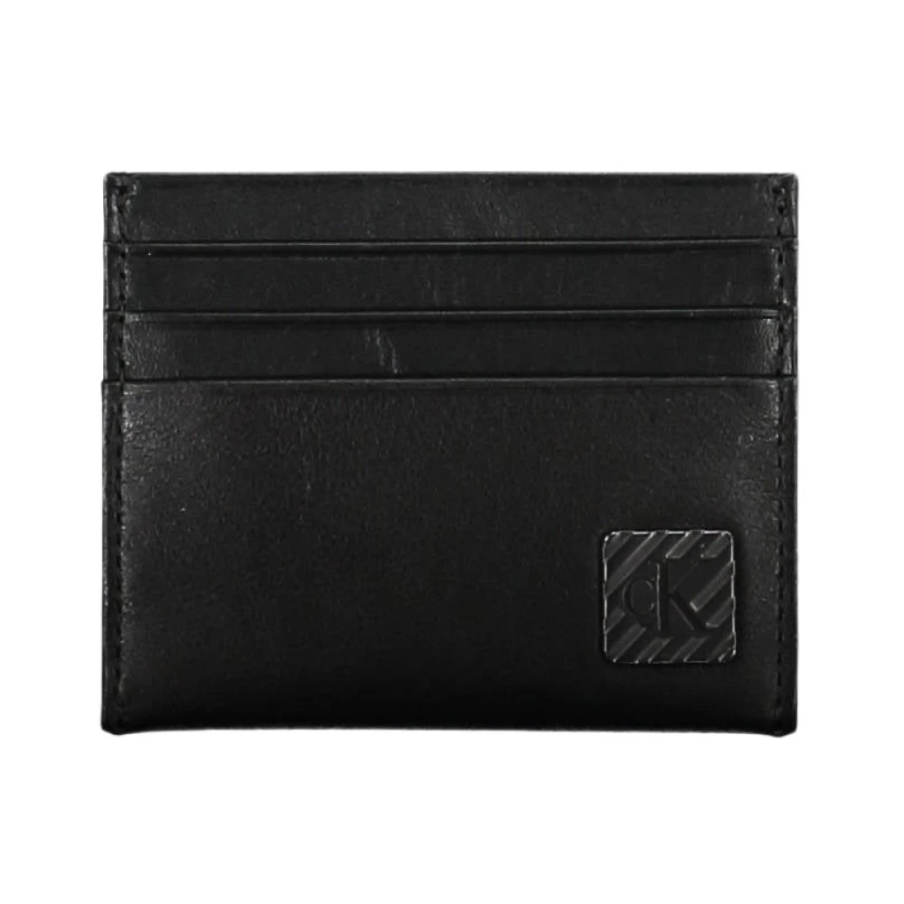Calvin Klein Men's Black Wallets & Cardholders, One Size, Wallet With Cardholder