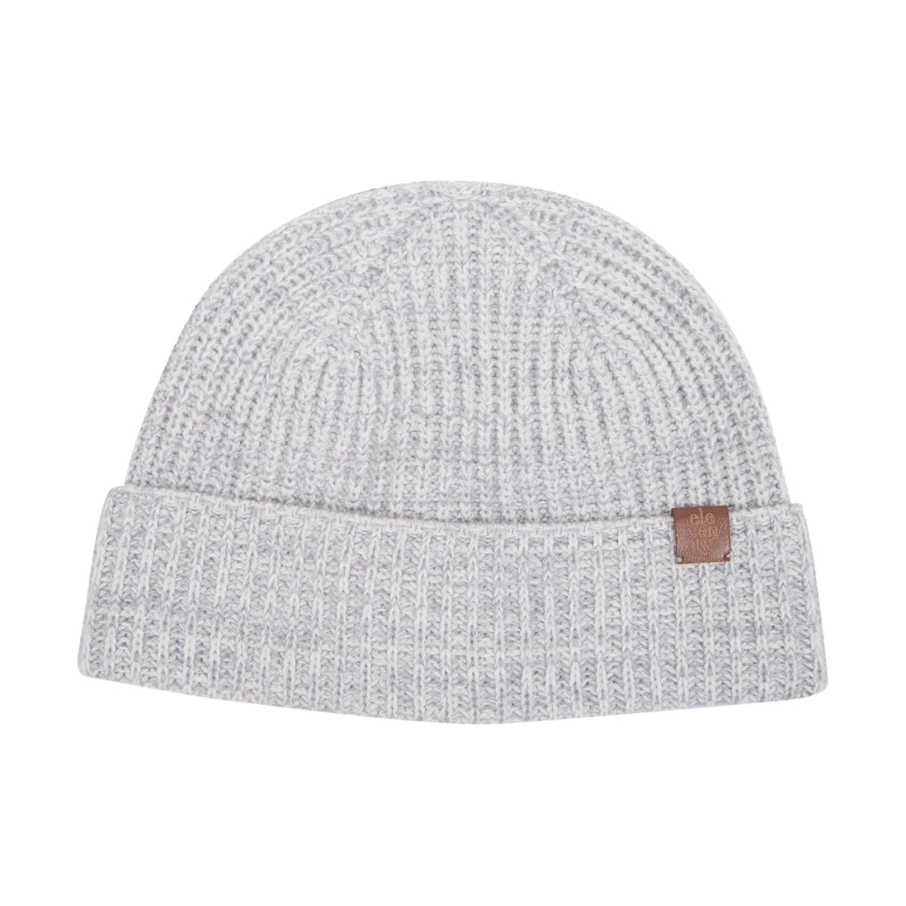 Eleventy Men's Gray Cashmere Beanie Hat