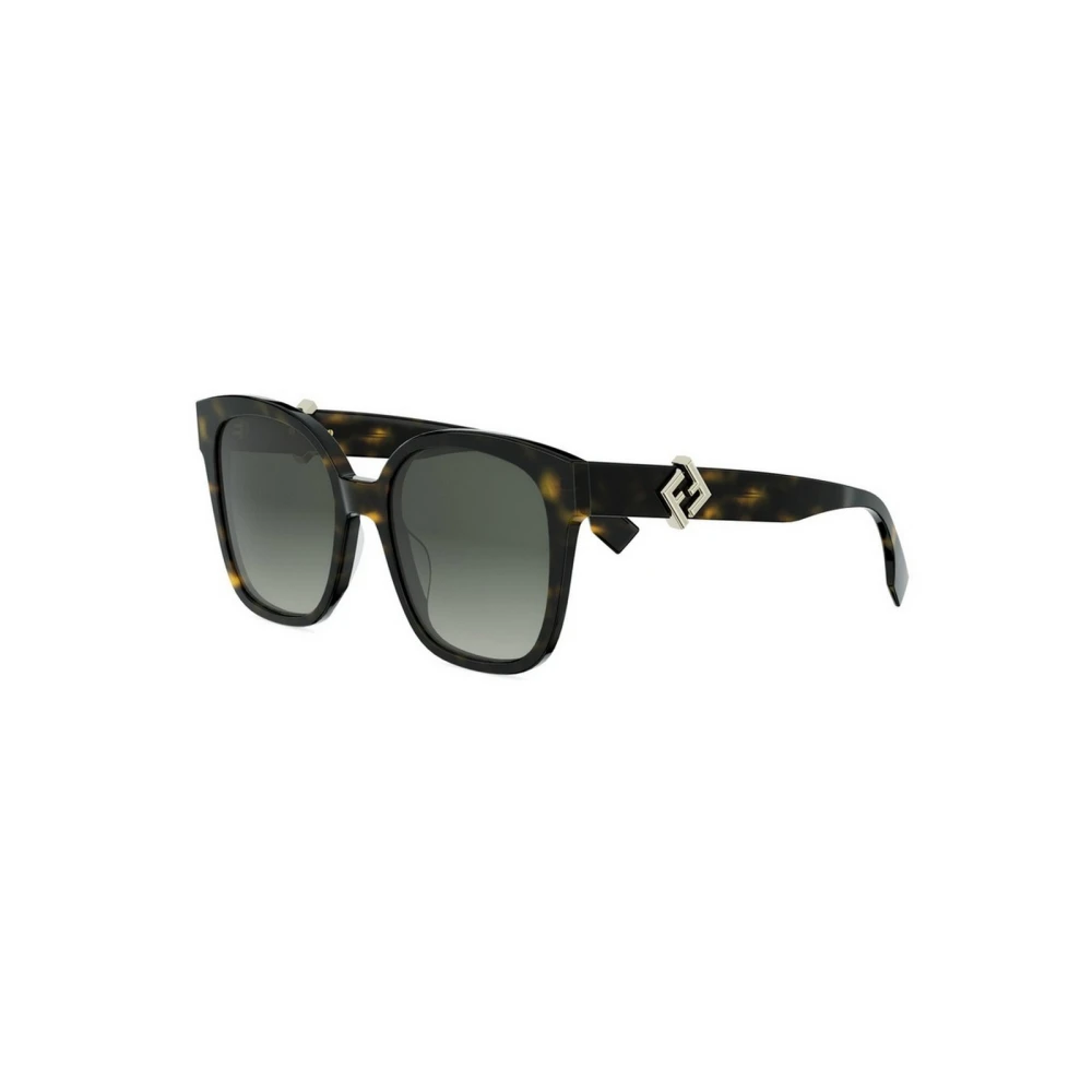Fendi Women's Brown Sunglasses, 55 Mm, Ff Diamonds Sunglasses