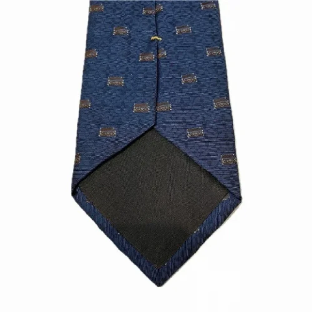 Louis Vuitton Vintage Pre-owned Silk home-office Blue Heren