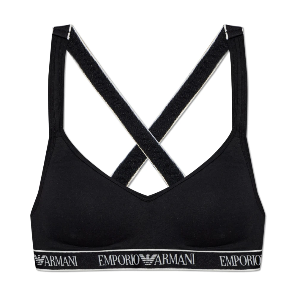 Emporio Armani Donna Nero Mutande, Xl, New,