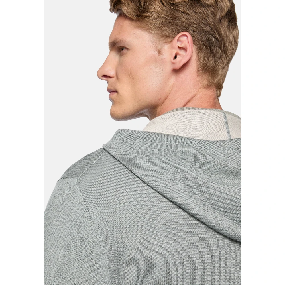 Boggi Milano Hoodie Beige Heren