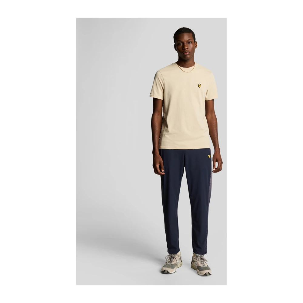 Lyle & Scott Broek Gradient Kleur Blok Trackies Blue Heren