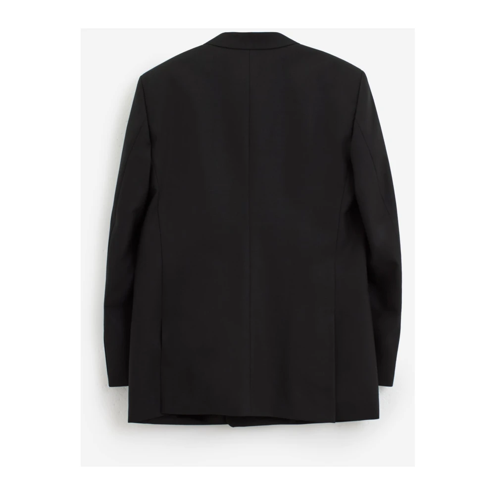 Sunflower Zwarte Katoenen DB Blazer Jas Black Heren