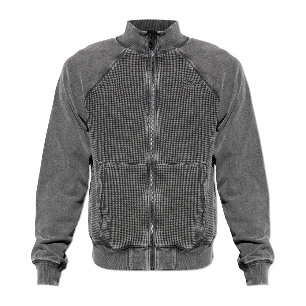 Diesel Uomo Grigio Felpe, Xl, New,