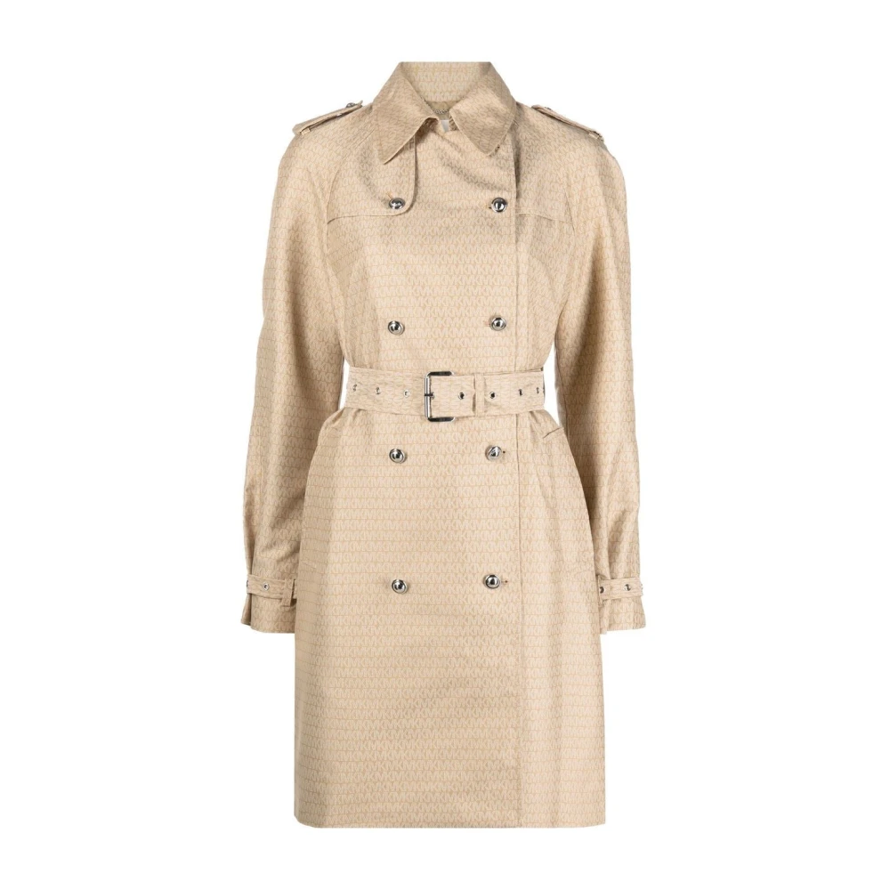 Michael Kors Women's Brown Trench Coats, S, Eco Trench Raincoat