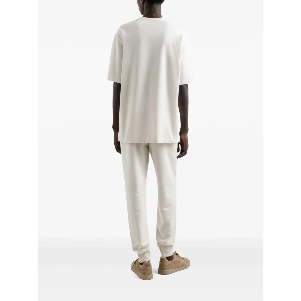 Dolce & Gabbana Stijlvolle T-shirts en Polos Collectie White Heren