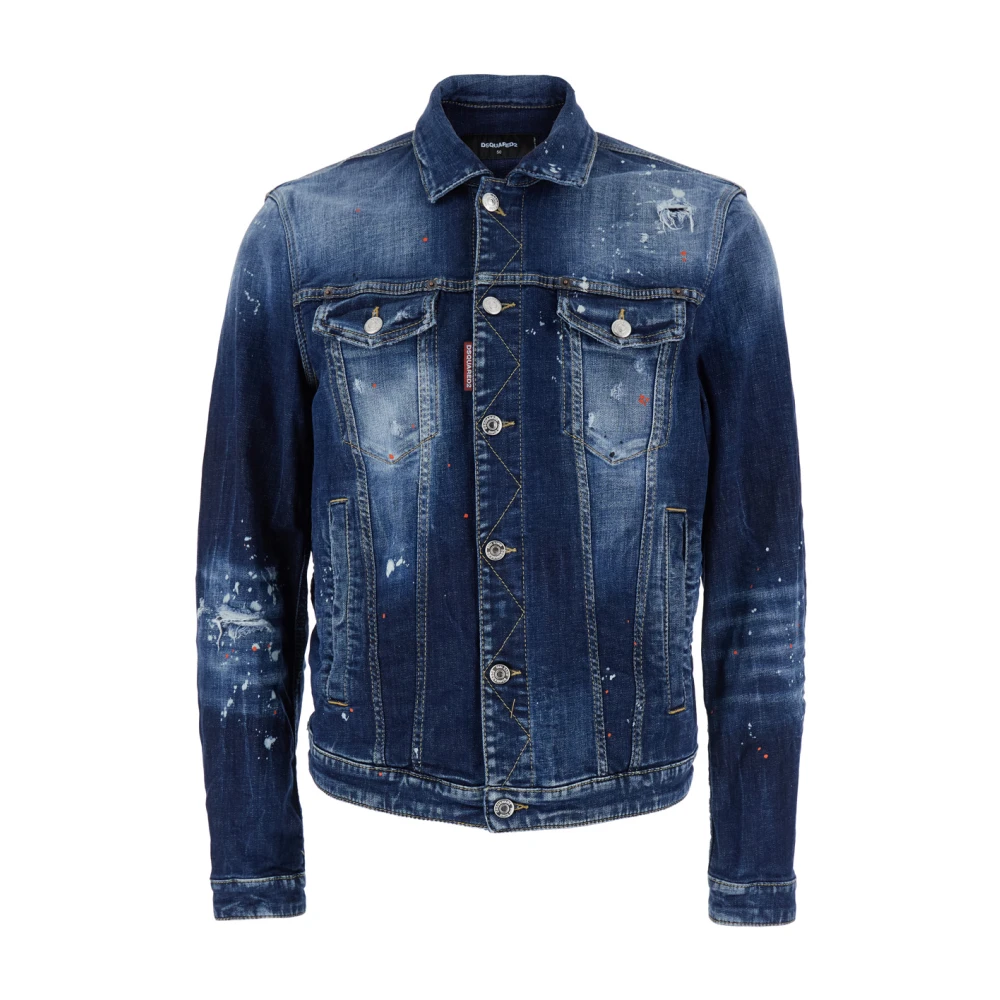 Jackets > Denim Jackets - - Dsquared2 - Modalova