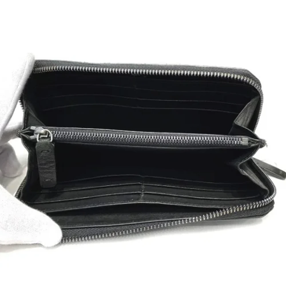 Jimmy Choo Pre-owned Leather wallets Black Dames