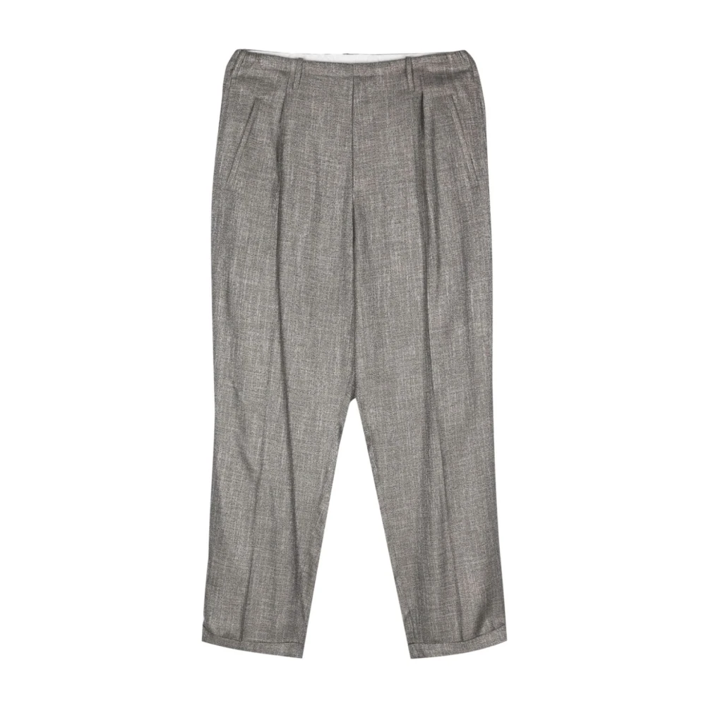 Magliano Grijze Broek met Elastische Tailleband Gray Heren