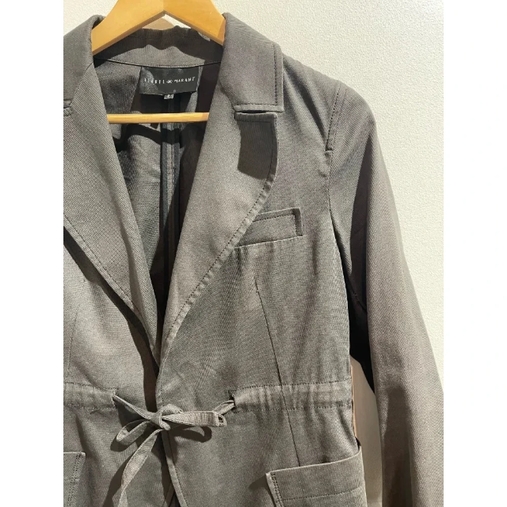 Isabel Marant Pre-owned Cotton outerwear Gray Dames