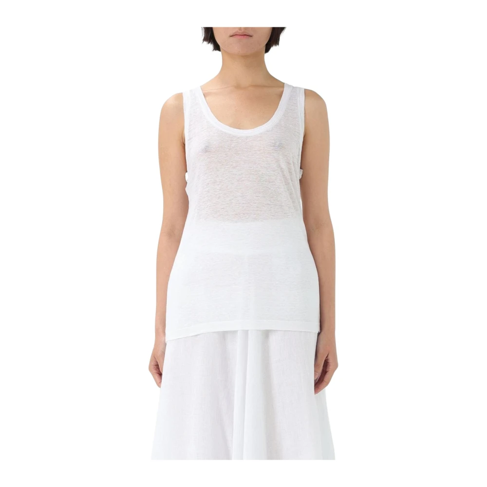 Tops > Sleeveless Tops - - 120% Lino - Modalova
